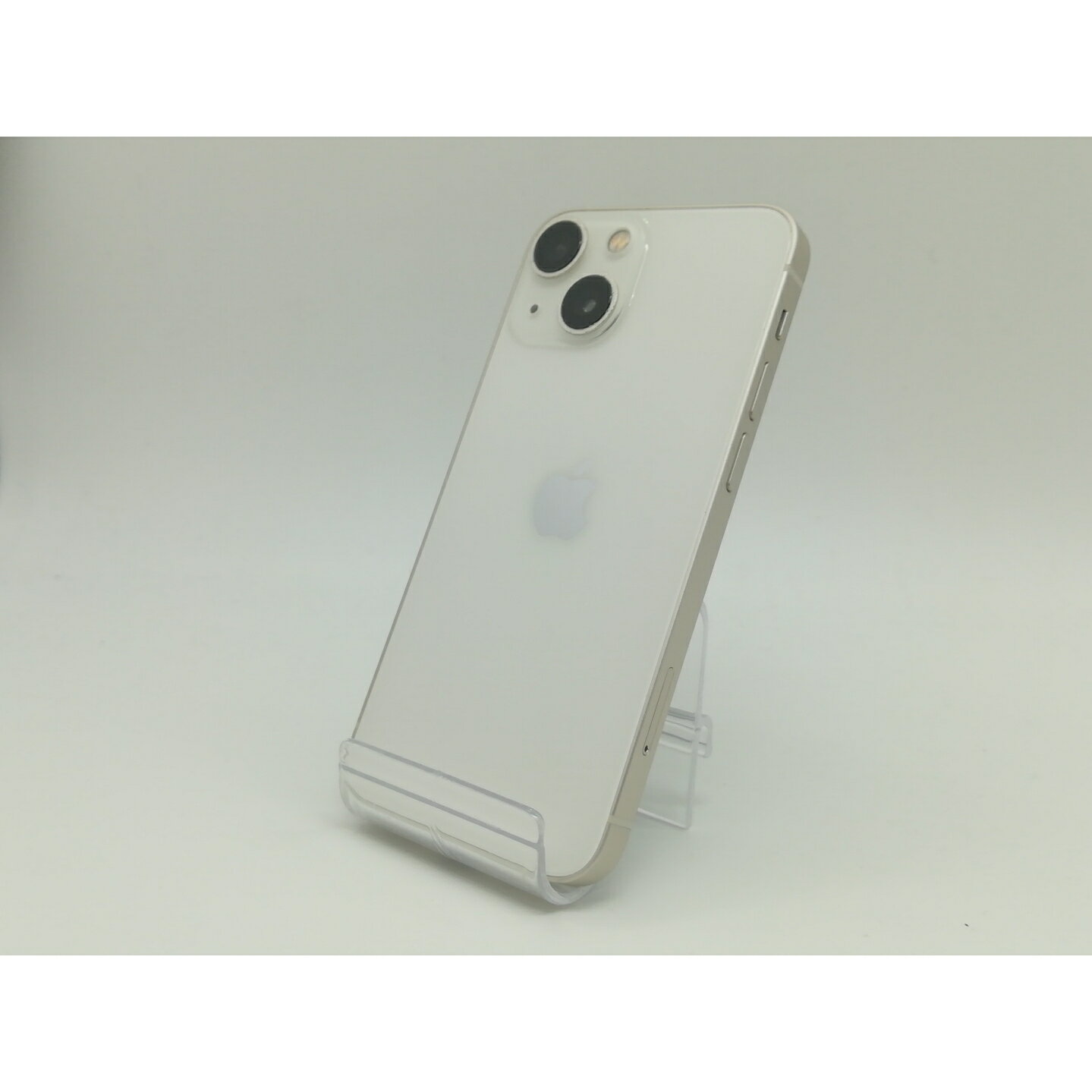 【中古】Apple au 【SIMフリー】 iPhone 13 mini 128GB スターライト MLJE3J/A【小倉駅前】保証期間1ヶ月【ランクB】