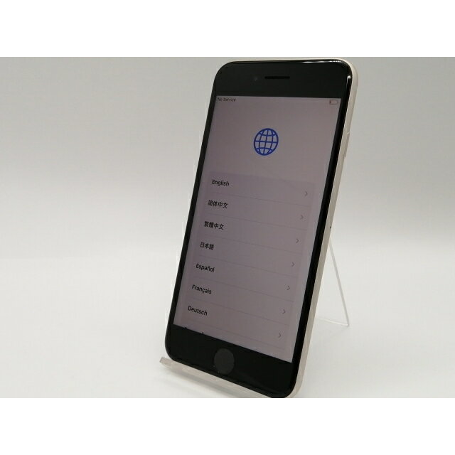 【中古】Apple au 【SIMフリー】 iPhone SE（第3世代） 64GB スターライト MMYD3J/A【小倉駅前】保証期間1ヶ月【ランクA】