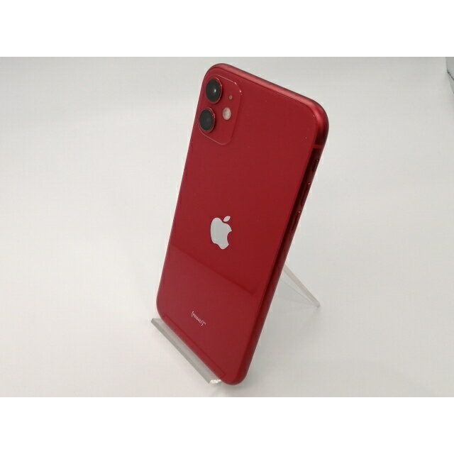 【中古】Apple SoftBank 【SIMロック解除済み】 iPhone 11 64GB (PRODUCT)RED MWLV2J/A【小倉駅前】保証期間1ヶ月【ランクB】
