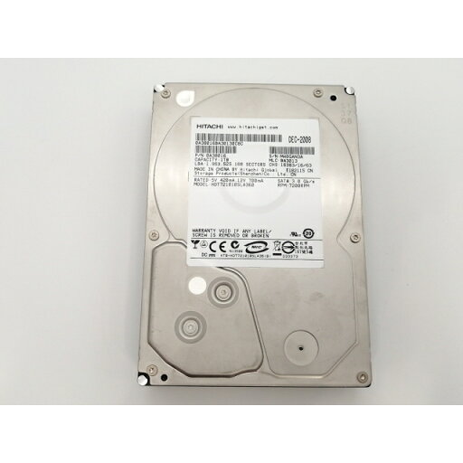 【中古】HITACHI HDT721010SLA360 1TB/7200rpm/16MB/3Gbps【小倉駅前】保証期間1週間 【中古】HITACHI HDT721010SLA360 1TB/7200rpm/16MB/3Gbps【小倉駅前】保証期間1週間