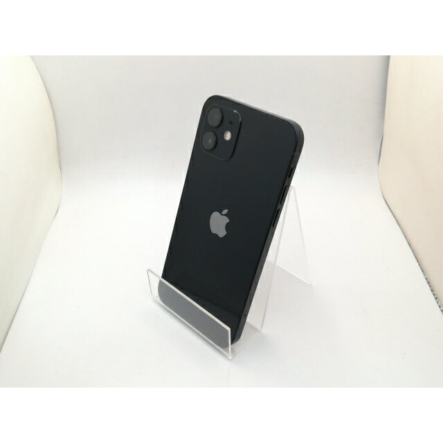 【中古】Apple SoftBank 【SIMロック解除済み】 iPhone 12 128GB ブラック MGHU3J/A【アリオ倉敷】保証期間1ヶ月【ランクB】
