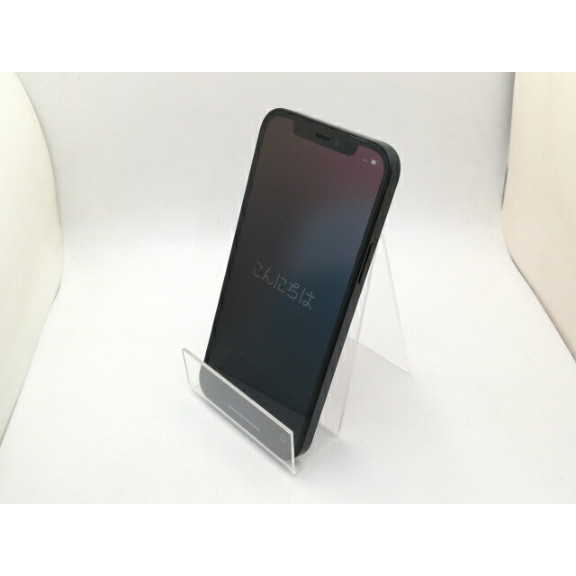 【中古】Apple SoftBank 【SIMロック解除済み】 iPhone 12 128GB ブラック MGHU3J/A【アリオ倉敷】保証期間1ヶ月【ランクB】