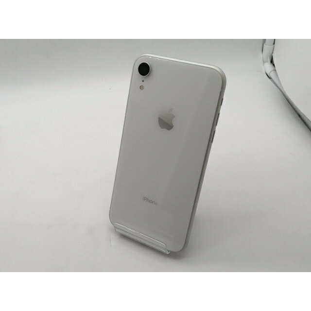 【中古】Apple docomo 【SIMロック解除済み】 iPhone XR 64GB ホワイト MT032J/A【川崎駅前】保証期間1ヶ月【ランクB】
