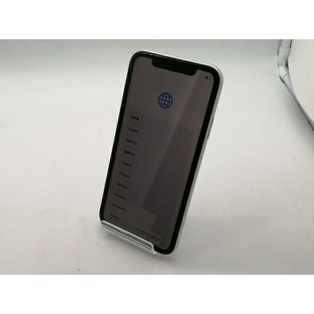 【中古】Apple docomo 【SIMロック解除済み】 iPhone XR 64GB ホワイト MT032J/A【川崎駅前】保証期間1ヶ月【ランクB】