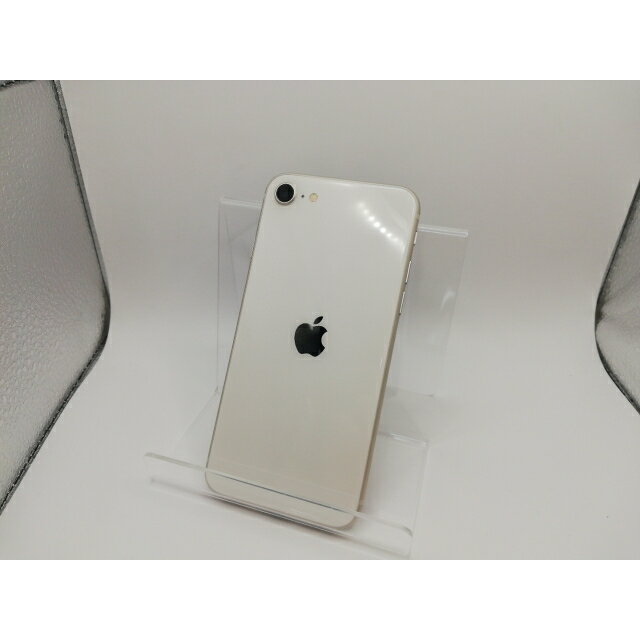 【中古】Apple au 【SIMフリー】 iPhone SE（第3世代） 64GB スターライト MMYD3J/A【川崎駅前】保証期間1ヶ月【ランクC】