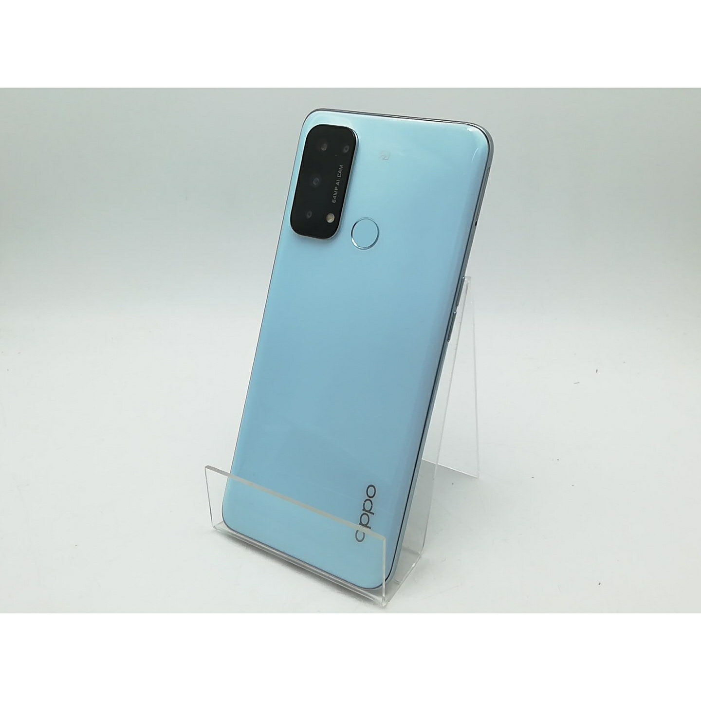 【中古】Oppo 楽天モバイル 【SIMフリー】 OPPO Reno5 A アイスブルー 6GB 128GB CPH2199【柏】保証期間1ヶ月【ランクB】