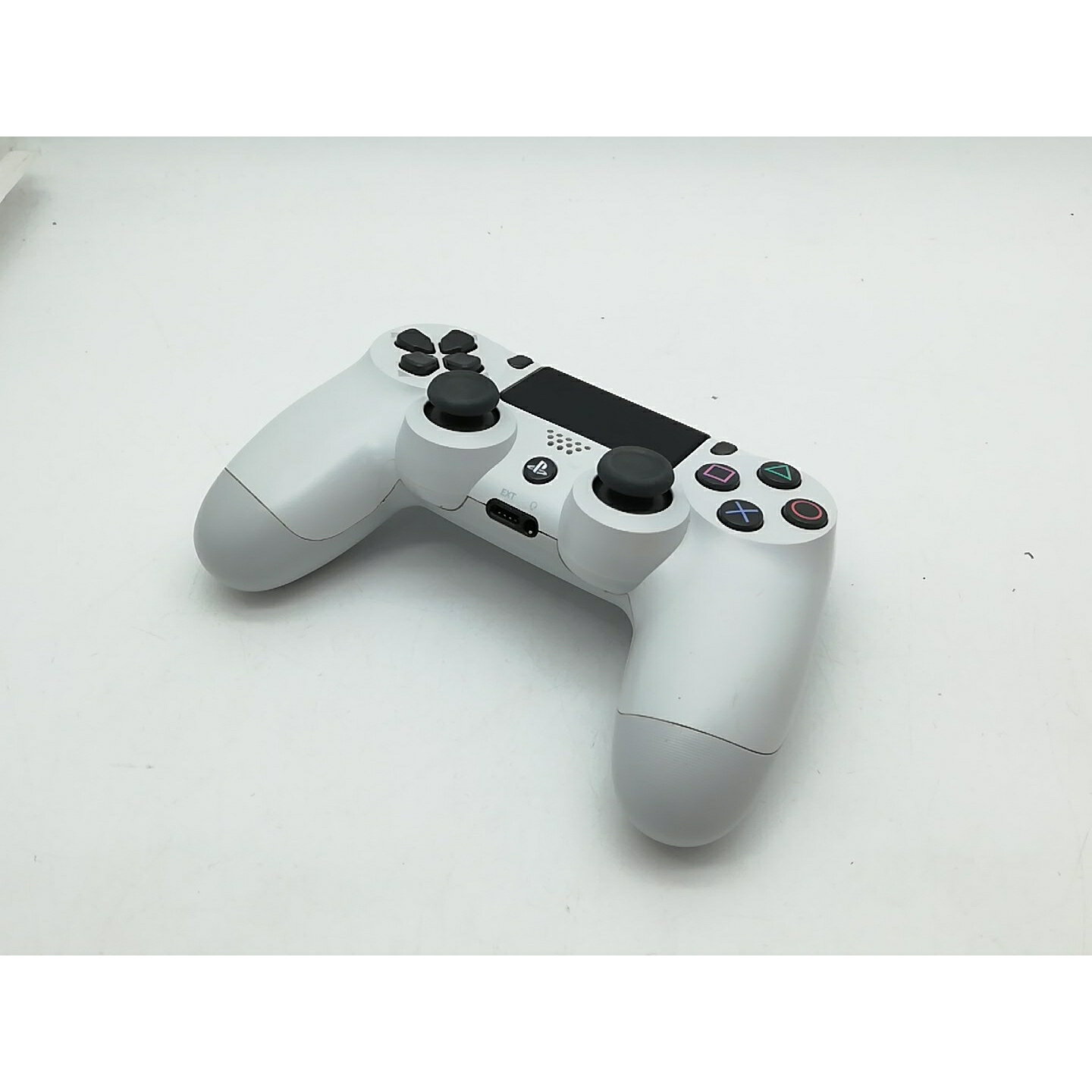 【中古】SONY ワイヤレスコントローラー(DUALSHOCK 4) CUH-ZCT2J13 [グレイシャー・ホワイト]【柏】保証期間1週間【ランクB】