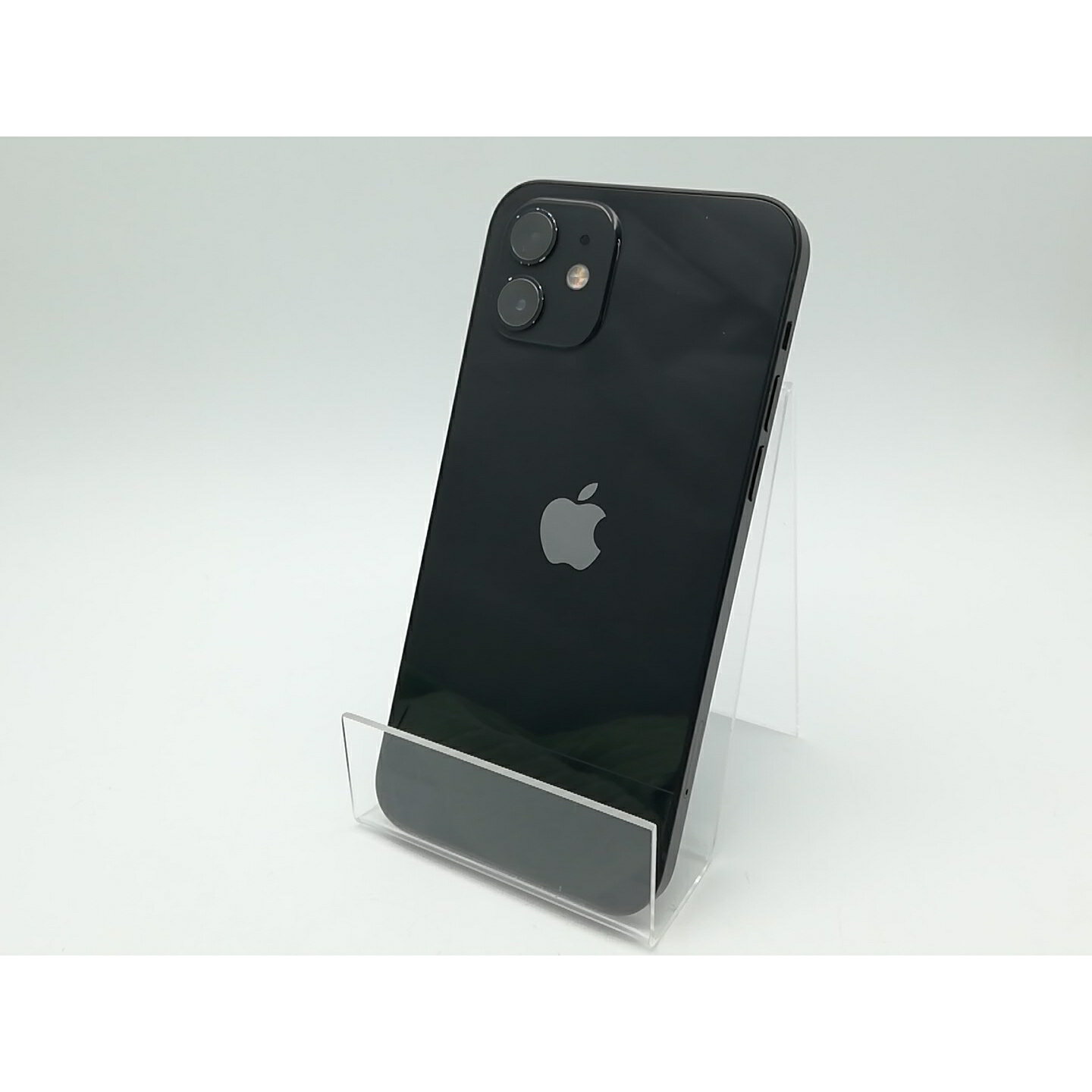 【中古】Apple au 【SIMロック解除済み】 iPhone 12 256GB ブラック MGJ03J/A【柏】保証期間1週間【ランクC】
