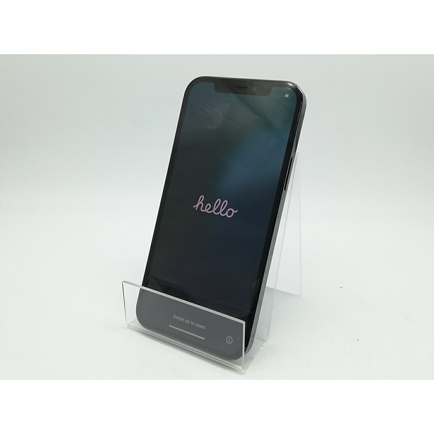 【中古】Apple SoftBank 【SIMロック解除済み】 iPhone 12 Pro 512GB パシフィックブルー MGMJ3J/A【柏】保証期間1週間【ランクC】