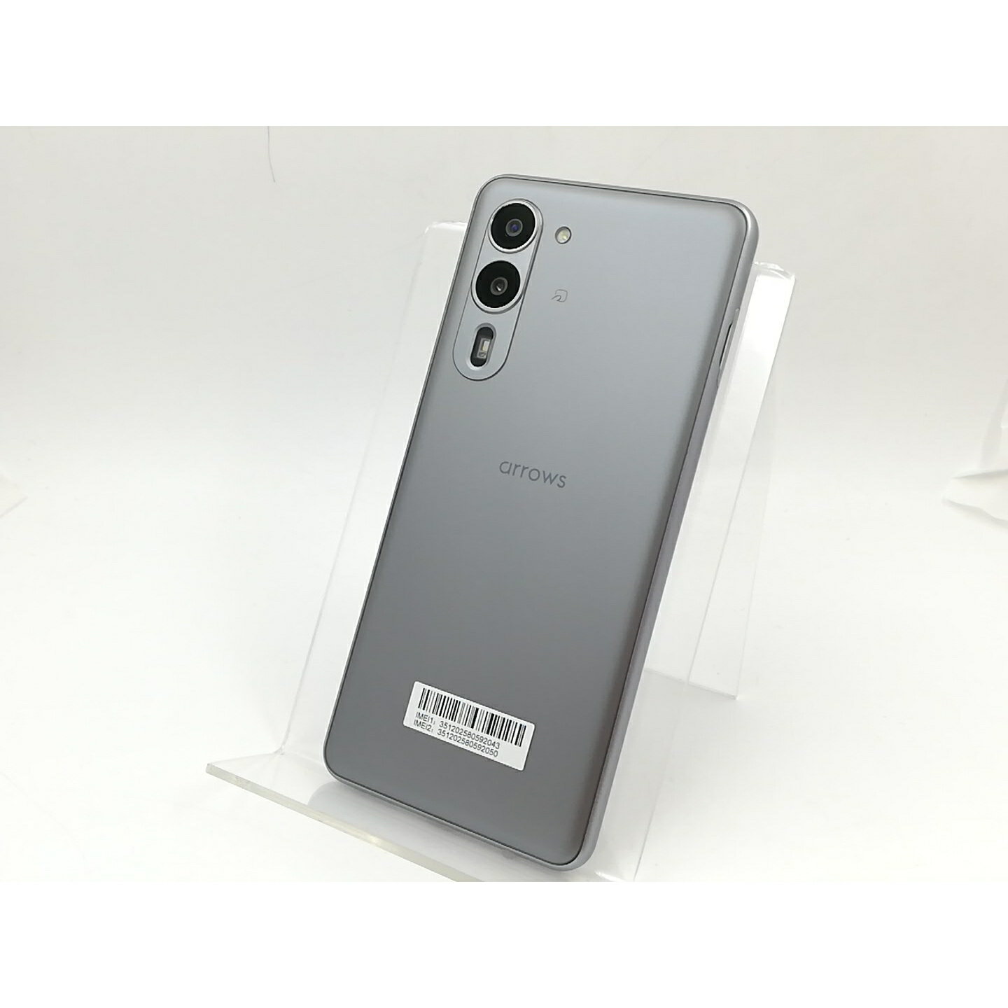 【中古】FCNT 楽天モバイル 【SIMフリー】 arrows We2 Plus スレートグレイ 8GB 256GB M06【千葉】保証期間1ヶ月【ランクA】