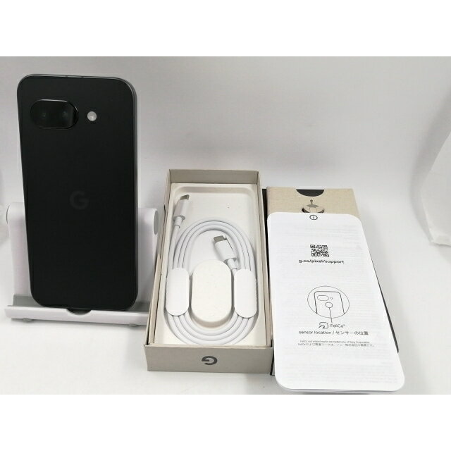 【中古】Google 国内版 【SIMフリー】 Pixel 9a オブシディアン 8GB 128GB【千葉】保証期間1ヶ月【ランクA】