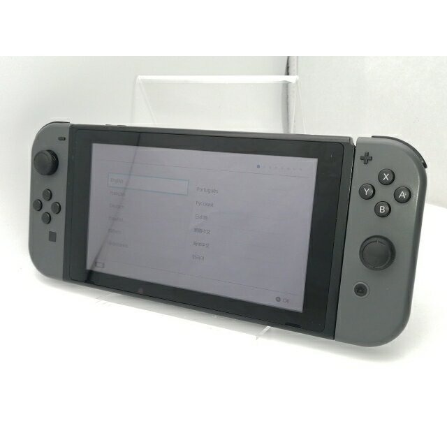 【中古】Nintendo Switch 本体 Joy-Con(L)/(R) グレー HAD-S-KAAAA 【2019年8月】【千葉】保証期間1ヶ月【ランクC】