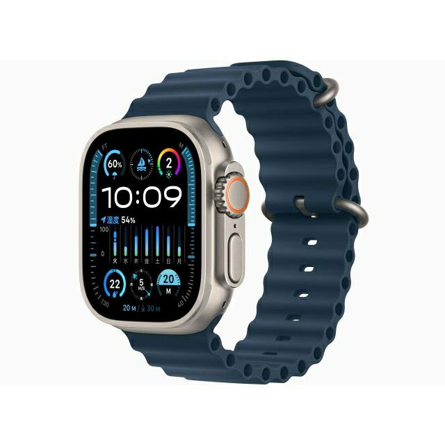 【未使用】Apple Apple Watch Ultra2 49mm Cellular チタニウムケース/ブルーオーシャンバンド MREG3J/A【千葉】保証期間3ヶ月