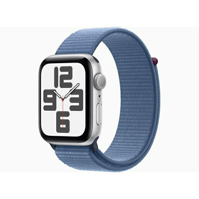 【未使用】Apple Apple Watch SE2 44mm GPS シルバーアルミニウムケース/ウインターブルースポーツループ MREF3J/A【千葉】保証期間3ヶ月