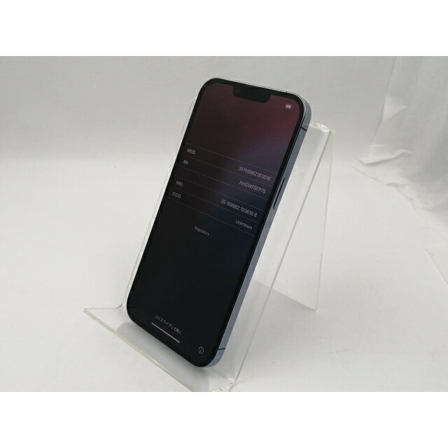 【中古】Apple SoftBank 【SIMフリー】 iPhone 13 Pro Max 128GB シエラブルー MLJ73J/A【千葉】保証期間1ヶ月【ランクA】