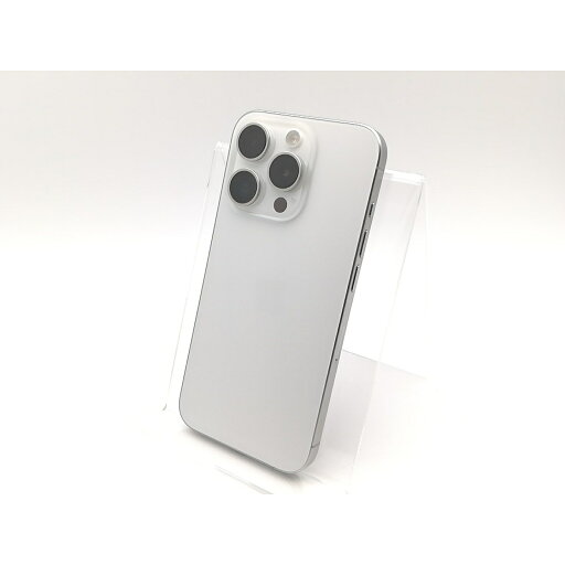 【中古】Apple 国内版 【SIMフリー】 iPhone 15 Pro 128GB ホワイトチタニウム MTU83J/A【千葉】保証期間1ヶ月【ランクB】 【中古】Apple 国内版 【SIMフリー】 iPhone 15 Pro 128GB ホワイトチタニウム MTU83J/A【千葉】保証期間1ヶ月【ランクB】