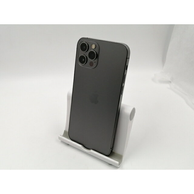 【中古】Apple SoftBank 【SIMロック解除済み】 iPhone 12 Pro 256GB グラファイト MGM93J/A【千葉】保証期間1ヶ月【ランクC】