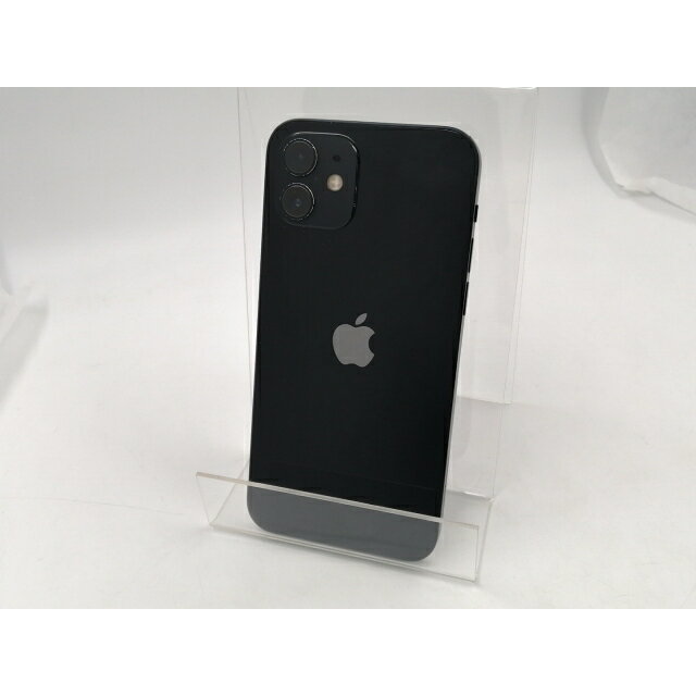 【中古】Apple SoftBank 【SIMロック解除済み】 iPhone 12 64GB ブラック MGHN3J/A【千葉】保証期間1ヶ月【ランクC】