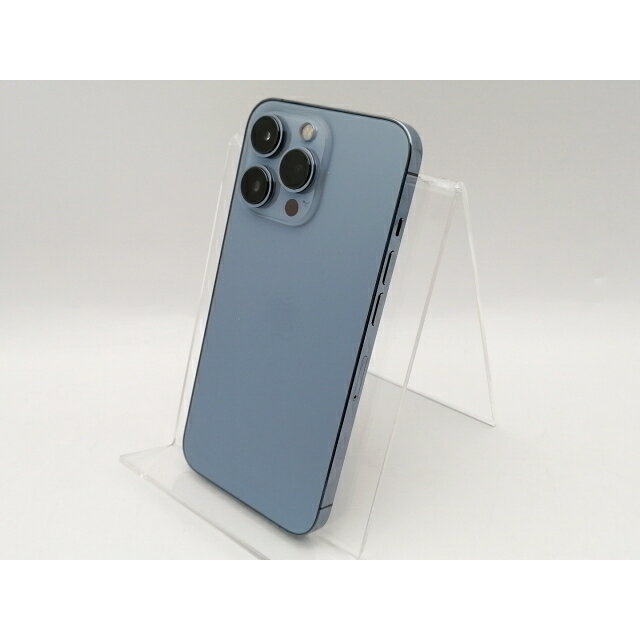 【中古】Apple docomo 【SIMフリー】 iPhone 13 Pro 256GB シエラブルー MLUU3J/A【千葉】保証期間1ヶ月【ランクA】