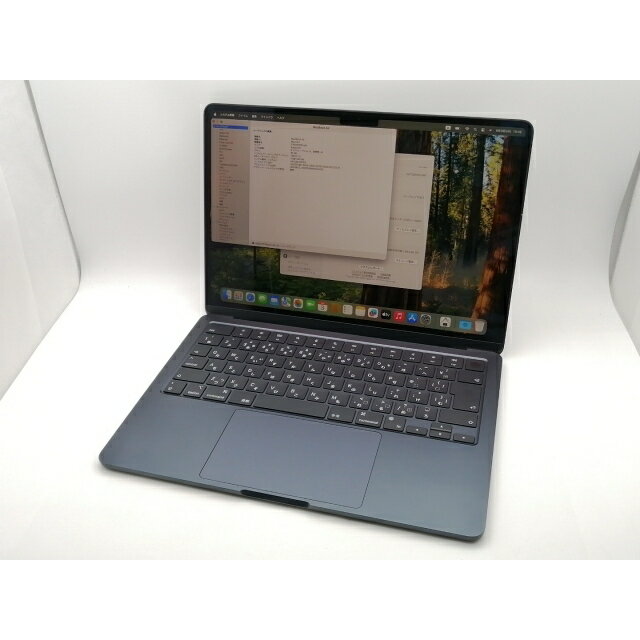 【中古】Apple MacBook Air 13インチ CTO (M2,2022) ミッドナイト M2(CPU:8C/GPU:8C)/16G/1T/30W AC【千葉】保証期間1ヶ月【ランクA】