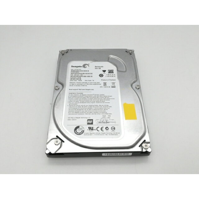 【中古】Seagate ST500DM002 500GB/7200rpm/16M