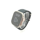 【中古】Apple Apple Watch Ultra 49mm Cellular チタニウムケース/ミッドナイトオーシャンバンド MQFK3J/A【中野】保証...