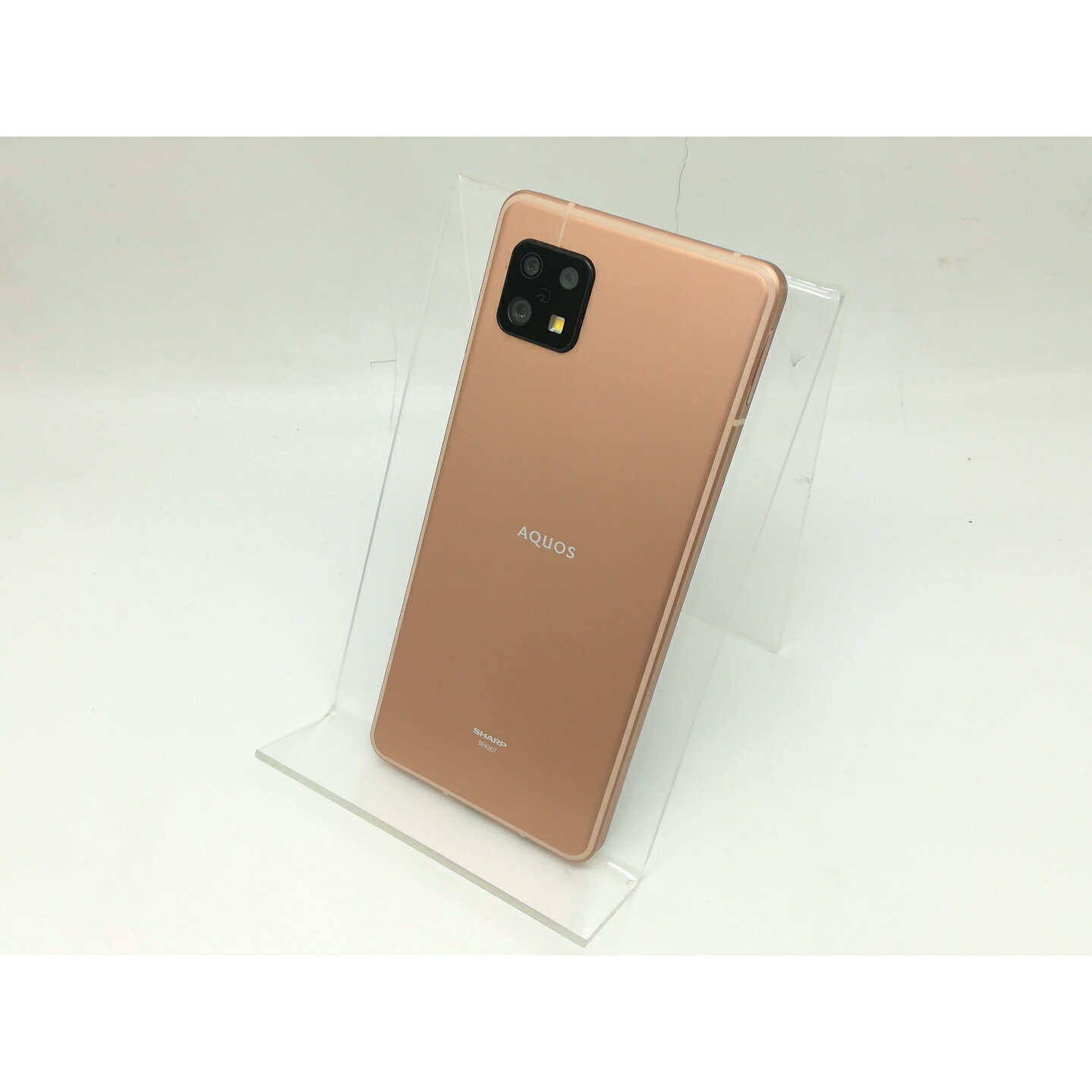 【中古】SHARP au 【SIMフリー】 AQUOS sense6s ライトカッパー 4GB 64GB SHG07【宇田川】保証期間1ヶ月【ランクB】