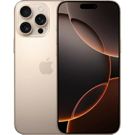 【未使用】Apple 国内版 【SIMフリー】 iPhone 16 Pro Max 256GB デザートチタニウム MYWJ3J/A【宇田川】保証期間3ヶ月