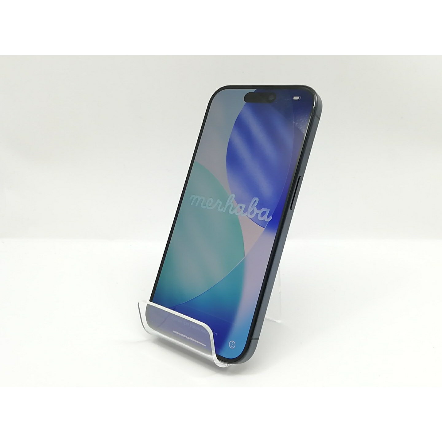 【中古】Apple SoftBank 【SIMフリー】 iPhone 15 Pro 512GB ブルーチタニウム MTUL3J/A【宇田川】保証期間1ヶ月【ランクB】