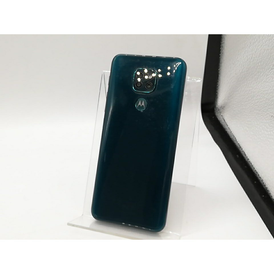 【中古】MOTOROLA 国内版 【SIMフリー】 moto g9 play フォレストグリーン 4GB 64GB XT2083-3【道玄坂】保証期間1ヶ月【ランクC】