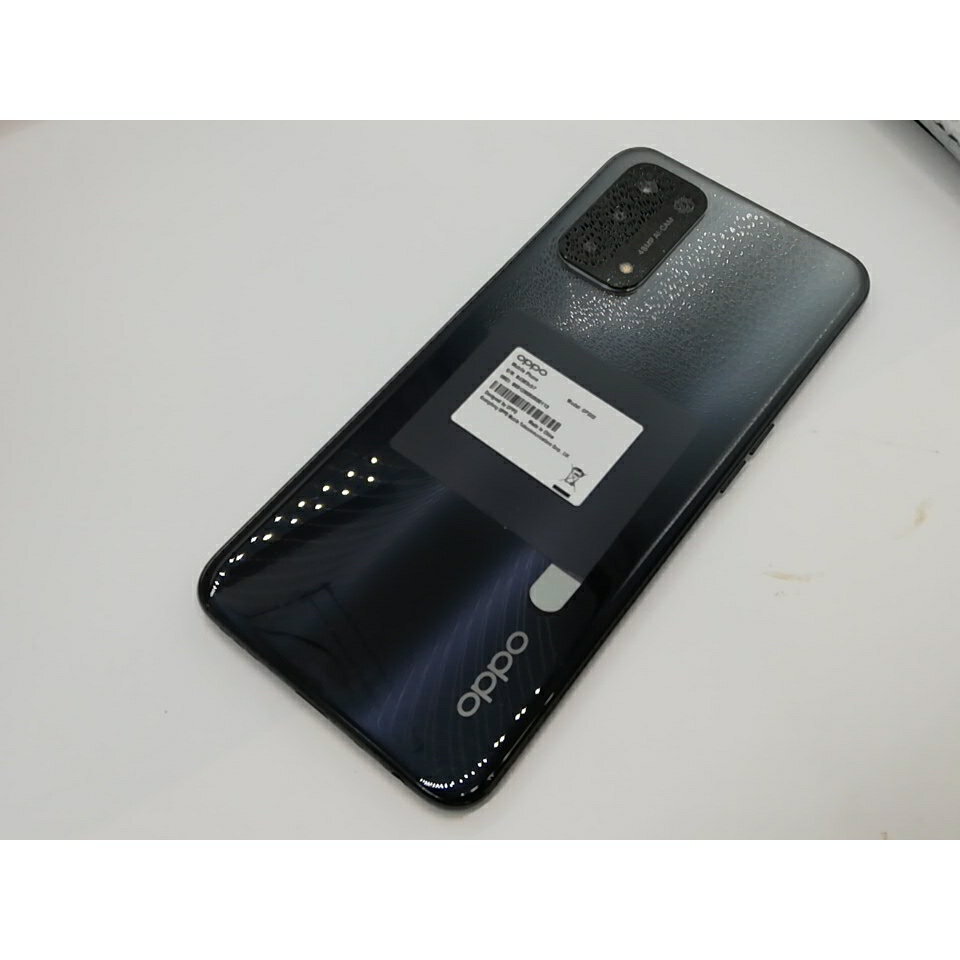 【中古】Oppo UQmobile 【SIMフリー】 OPPO A54 5G シルバーブラック 4GB 64GB OPG02【道玄坂】保証期間1ヶ月【ランクB】