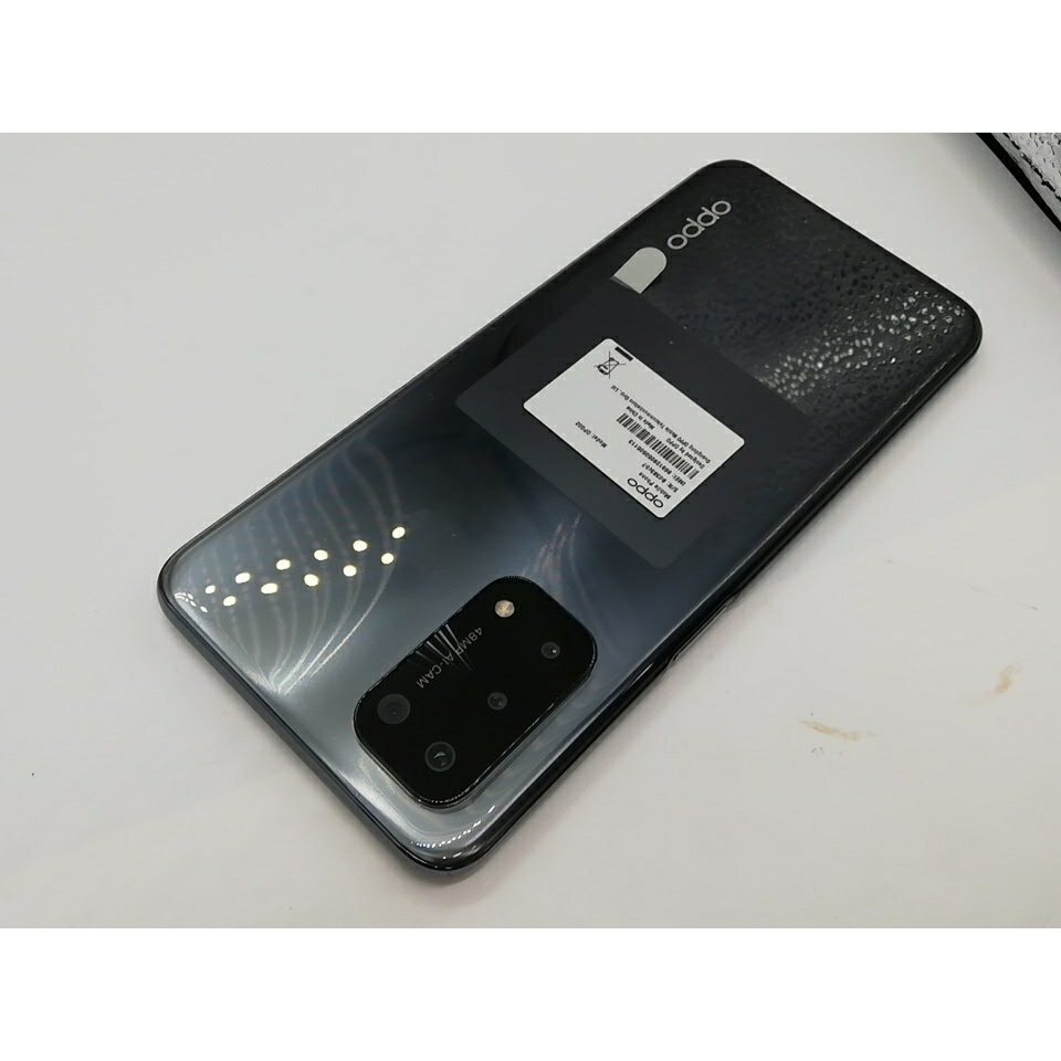 【中古】Oppo UQmobile 【SIMフリー】 OPPO A54 5G シルバーブラック 4GB 64GB OPG02【道玄坂】保証期間1ヶ月【ランクB】