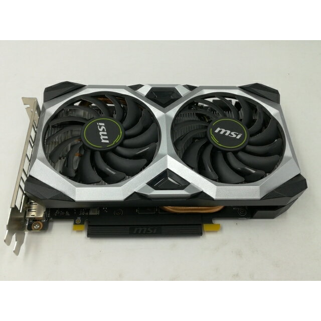 ■ランク：中古■メーカー：MSI■製造番号：602-V375-364SB2004007675■チップ名：GeForce RTX2060■メモリ容量：6GB(GDDR6)■コアクロック：Boost:1710MHz■LowProfile：-■接続規格：PCI-Express3.0x16■メモリクロック：14Gbps■補助電源：8pin x1■占有スロット：2Slot占有■備考：状態：バックパネル部に微細なスレあり 付属品：箱・冊子■保証期間：1週間■注意事項：お客様のモニター発色の具合によって、実際の商品と色合いが異なる場合があります。