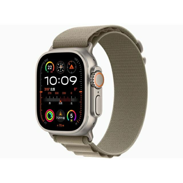 【未使用】Apple Apple Watch Ultra2 49mm Cellular チタニウムケース/オリーブアルパインループ(M) MREY3J/A【道玄坂】保証期間3ヶ月