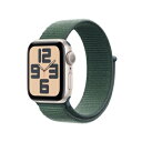【未使用】Apple Apple Watch SE2 40mm GPS スターライトアルミニウムケース/レイクグリーンスポーツループ MXEH3J/A【道玄坂】保証期間3ヶ月(2)