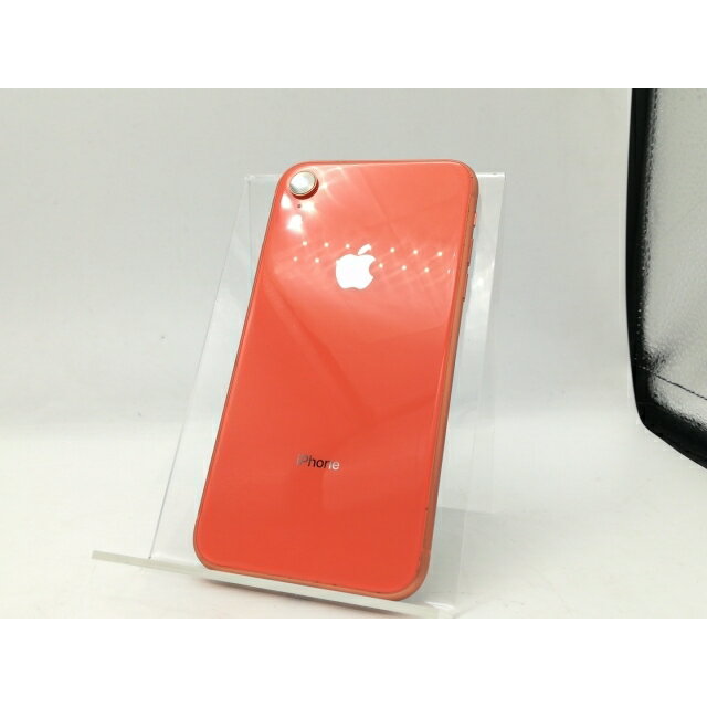 【中古】Apple 国内版 【SIMフリー】 iPhone XR 64GB コーラル MT0A2J/A【道玄坂】保証期間1ヶ月【ランクC】