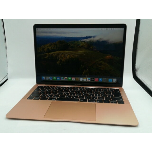 【中古】Apple MacBook Air 13インチ Corei5:1.6GHz 256GB ゴールド MREF2J/A (Late 2018)【道玄坂】保証期間1ヶ月【ランクB】
