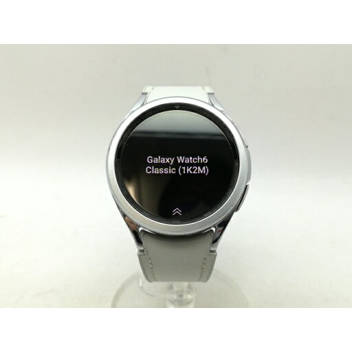 【中古】SAMSUNG Galaxy Watch6 Classic 43mm Wi-Fi/Bluetoothモデル SM-R950NZSAXJP シルバー【新橋】保証期間1ヶ月【ランクB】 【中古】SAMSUNG Galaxy Watch6 Classic 43mm Wi-Fi/Bluetoothモデル SM-R950NZSAXJP シルバー【新橋】保証期間1ヶ月【ランクB】
