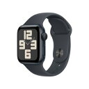 【未使用】Apple Apple Watch SE2 40mm GPS ミッドナイトアルミニウムケース/ミッドナイトスポーツバンド (M/L) MXE93J/A【新橋】保証期間3ヶ月(2)