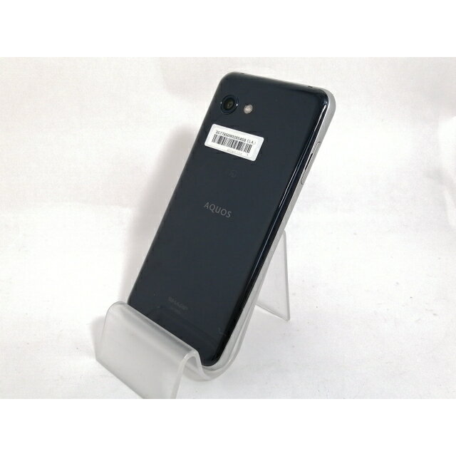 【中古】SHARP 国内版 【SIMフリー】 AQUOS R2 compact SH-M09 ピュアブラック【新宿】保証期間1ヶ月【ランクC】