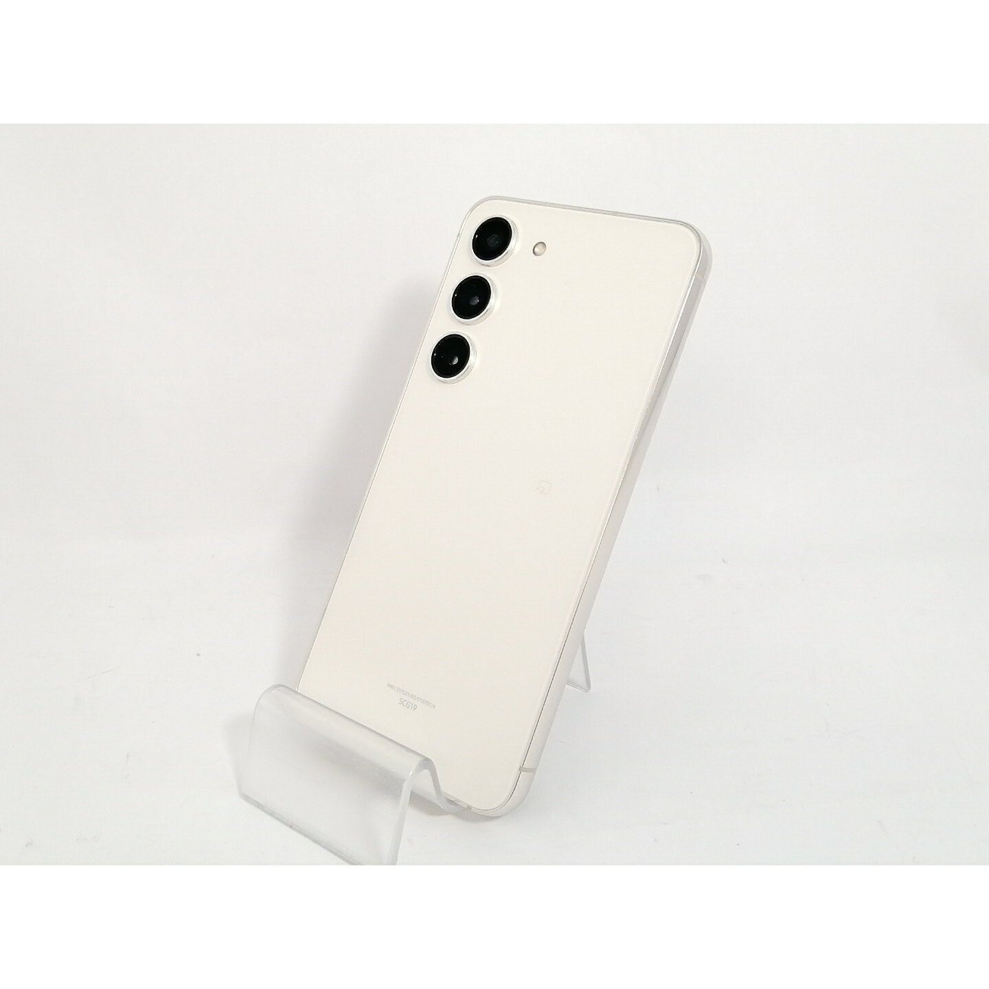 【中古】SAMSUNG au 【SIMフリー】 Galaxy S23 クリーム 8GB 256GB SCG19【新宿】保証期間1ヶ月【ランクA】