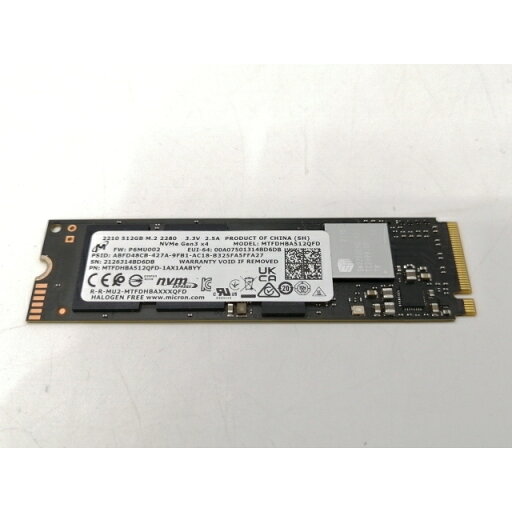 【中古】各社 512GB SSD (M.2 2280/PCIe3.0 NVMe)【新宿】保証期間1週間 【中古】各社 512GB SSD (M.2 2280/PCIe3.0 NVMe)【新宿】保証期間1週間