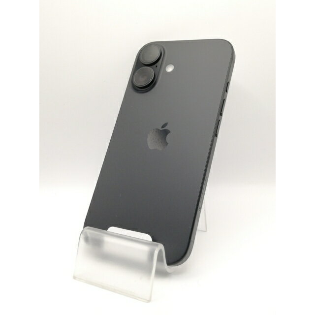 【未使用】Apple 国内版 【SIMフリー】 iPhone 16 128GB ブラック MYDQ3J/A【新宿】保証期間3ヶ月