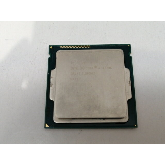 【中古】Intel Core i7-4770K(3.5GHz/TB:3.9GHz) Bulk LGA1150/4C/8T/L3 8M/HD4600/TDP84W【新宿】保証期間1週間