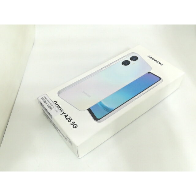 【未使用】SAMSUNG UQmobile 【SIMフリー】 Galaxy A25 5G ライトブルー 4GB 64GB SCG33【三宮駅前】保証期間3ヶ月