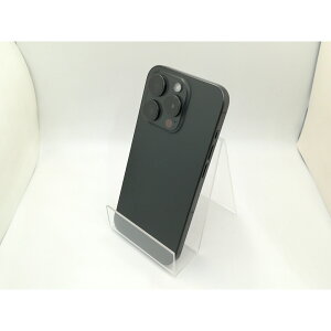 【中古】Apple 国内版 【SIMフリー】 iPhone 15 Pro 256GB ブラックチタニウム MTUC3J/A【三宮駅前】保証期間1ヶ月【ランクA】
