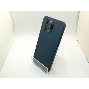 【中古】Apple 国内版 【SIMフリー】 iPhone 15 Pro Max 256GB ブルーチタニウム MU6T3J/A【三宮駅前】保証期間1ヶ月【ランクA】