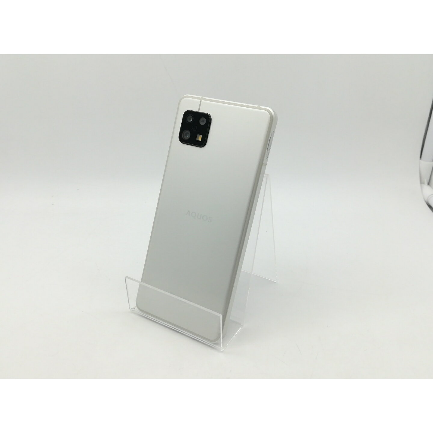 【中古】SHARP 国内版 【SIMフリー】 AQUOS Sense6 シルバー 6GB 128GB SH-M19【神戸】保証期間1ヶ月【ランクC】