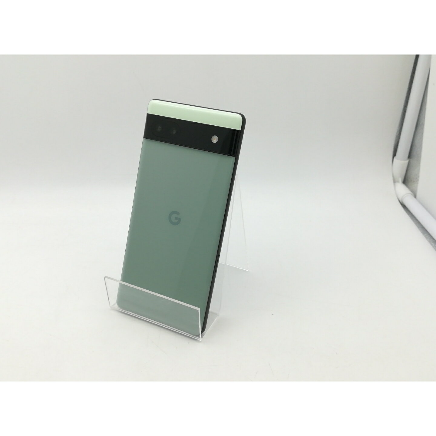 【中古】Google au 【SIMフリー】 Pixel 6a セージ 6GB 128GB GB17L【神戸】保証期間1ヶ月【ランクA】
