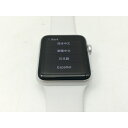 【中古】Apple Apple Watch Series3 42mm GPS シルバーアルミニウム/ホワイトスポーツバンド MTF22J/A【神戸】保証期間1ヶ月【ランクB】